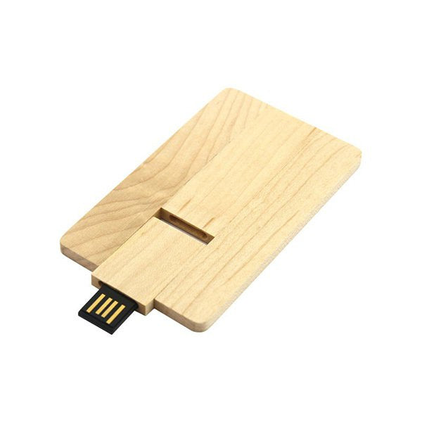 卡片造型木製隨身碟