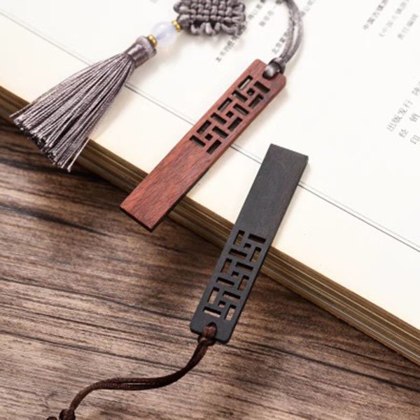 復古簍空書籤造型木製隨身碟