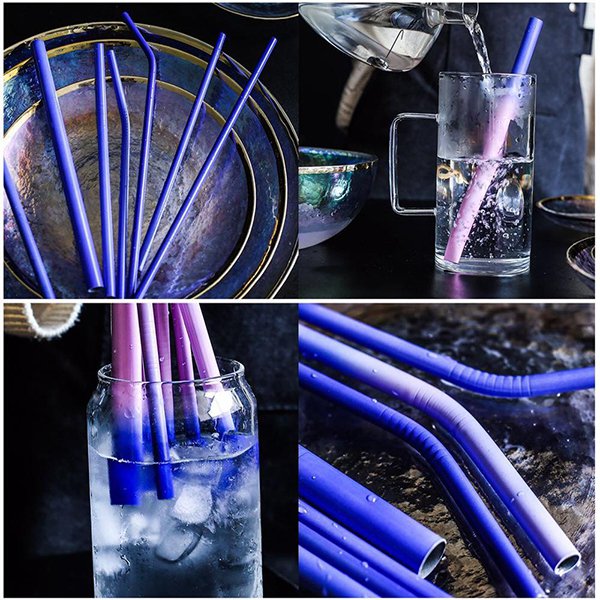 不鏽鋼溫度變色粗吸管