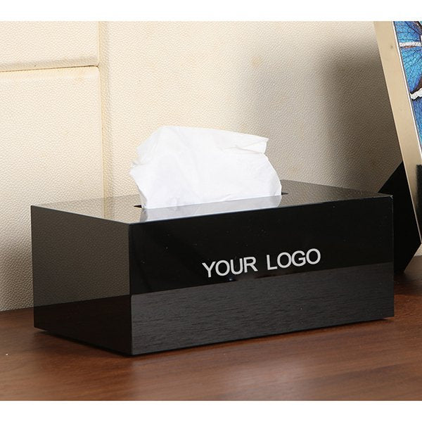 黑色壓克力面紙盒