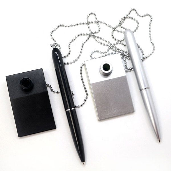 梯形底座珠鍊塑膠櫃檯筆