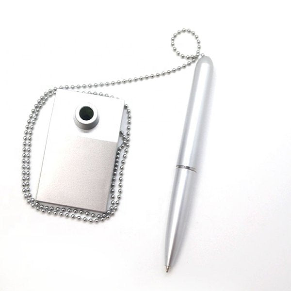 梯形底座珠鍊塑膠櫃檯筆