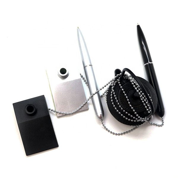 梯形底座珠鍊塑膠櫃檯筆