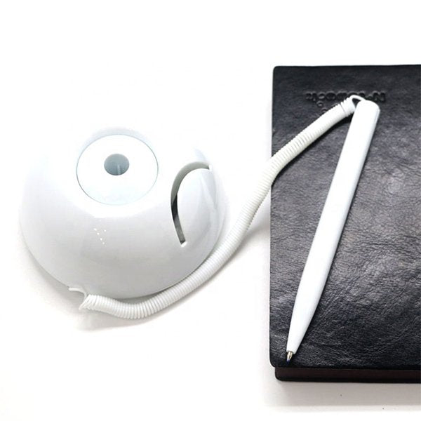 名片夾底座彈簧塑膠櫃檯筆