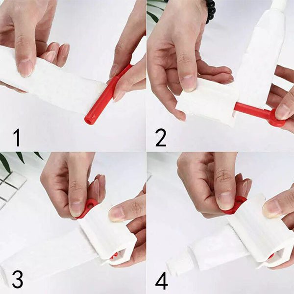 旋轉發條ABS擠牙膏器