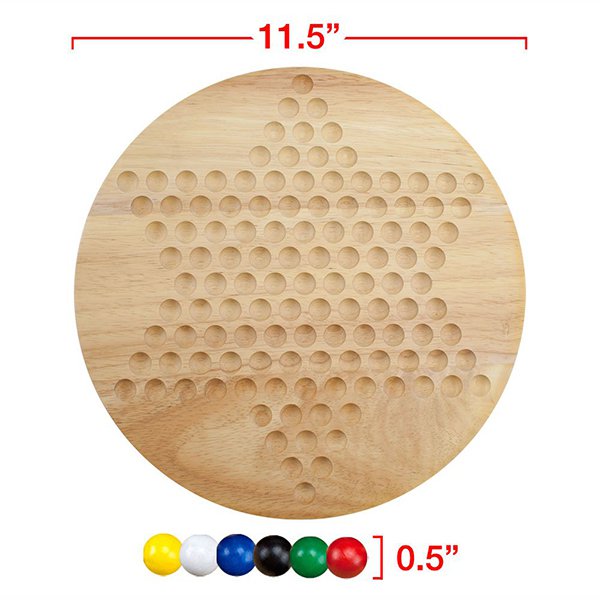 木製跳棋益智遊戲套組