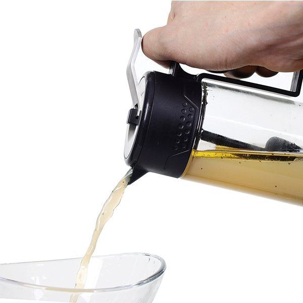 大容量玻璃沙拉醬攪拌瓶