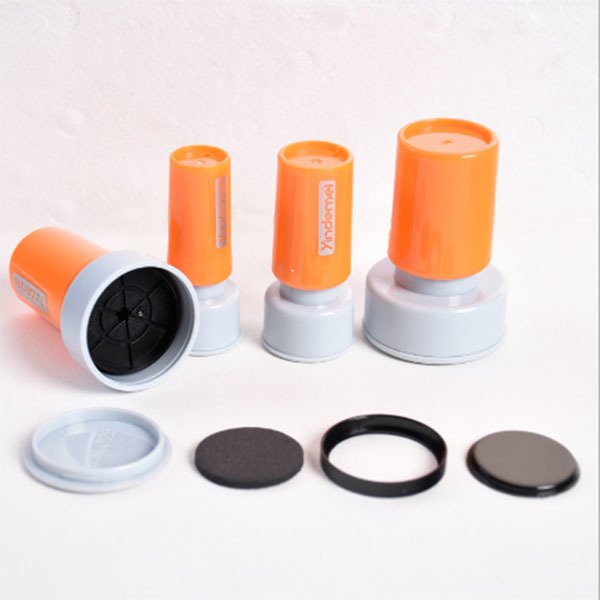 2.5cm圓形彩色塑膠印章