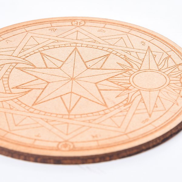 圓木密集板杯墊