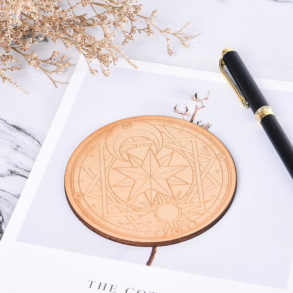 圓木密集板杯墊