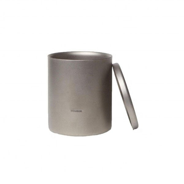 450ml摺疊手把鈦金屬保溫杯