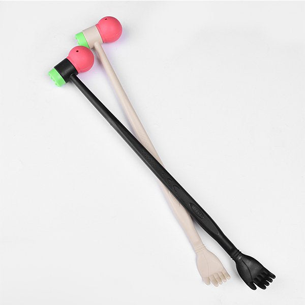 塑膠手造形不求人按摩錘