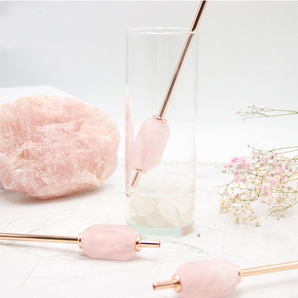 婚禮精製小物-水晶金屬吸管