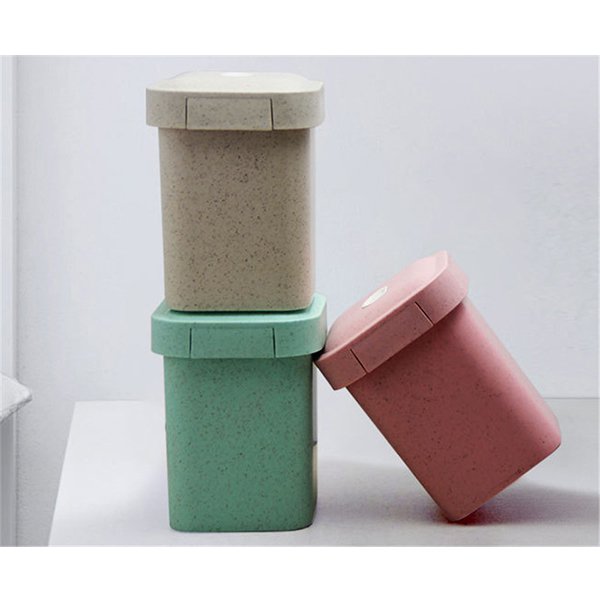 550ml方扣小麥秸稈密封盒