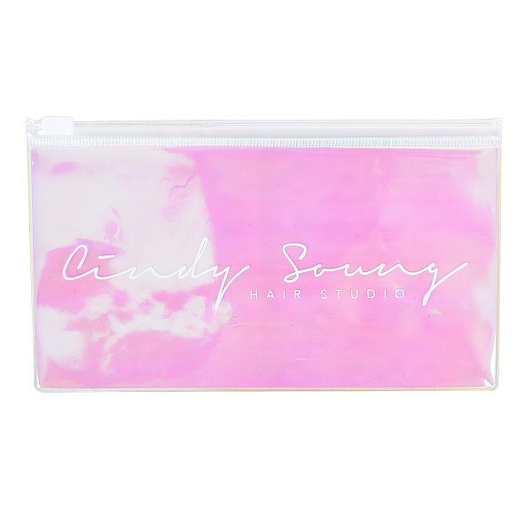 PVC透明彩色拉鍊文件袋