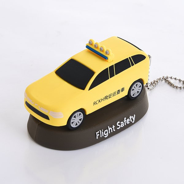 隨身碟-造型USB禮贈品巡查車造型PVC隨身碟-客製隨身碟容量-採購訂製推薦禮品