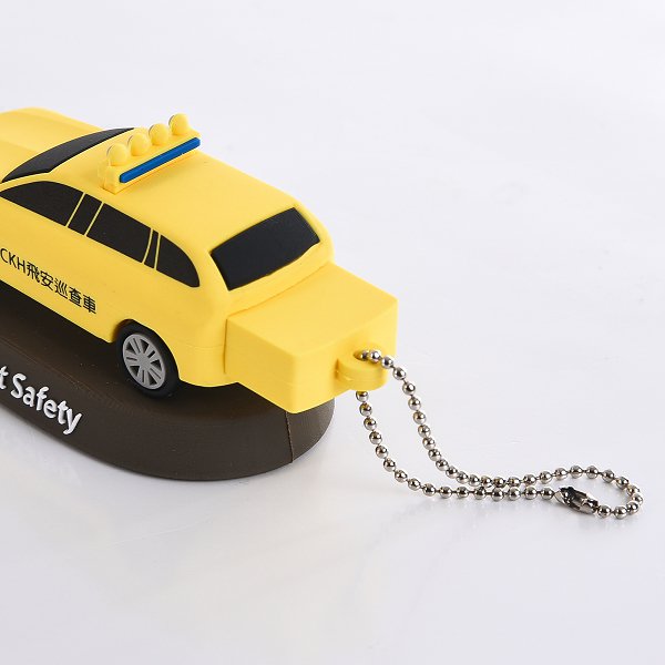 隨身碟-造型USB禮贈品巡查車造型PVC隨身碟-客製隨身碟容量-採購訂製推薦禮品