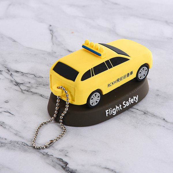 隨身碟-造型USB禮贈品巡查車造型PVC隨身碟-客製隨身碟容量-採購訂製推薦禮品