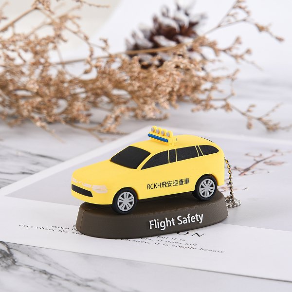 隨身碟-造型USB禮贈品巡查車造型PVC隨身碟-客製隨身碟容量-採購訂製推薦禮品