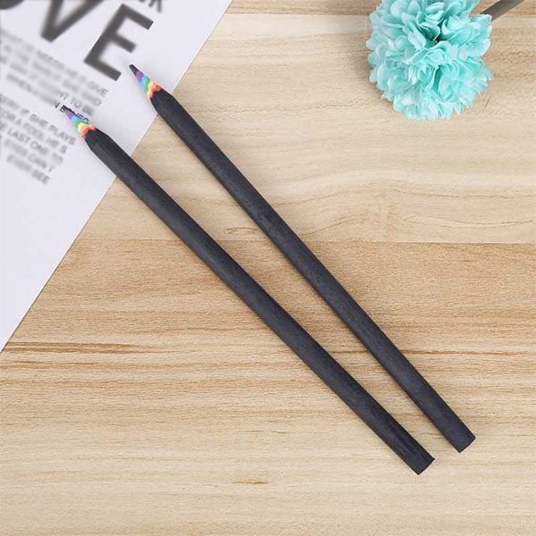 創意彩虹木鉛筆