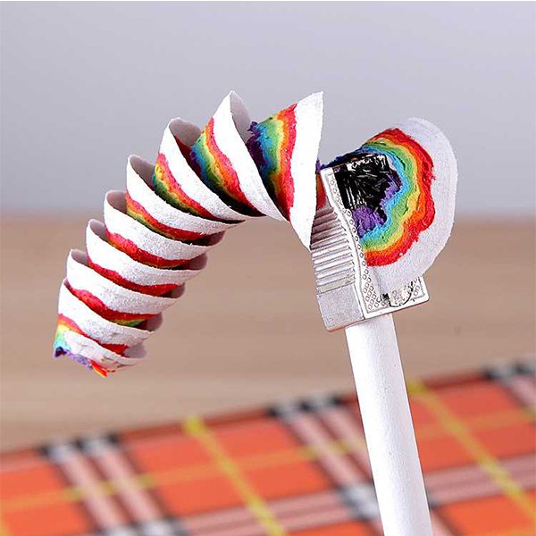 創意彩虹木鉛筆