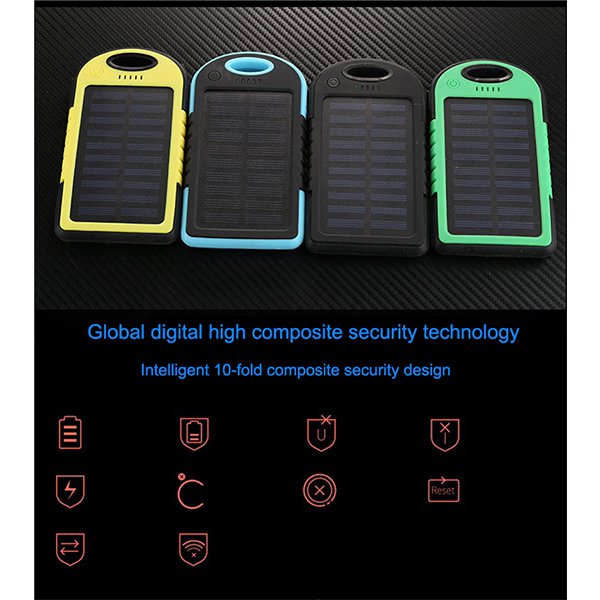 10000mAh防水太陽能行動電源