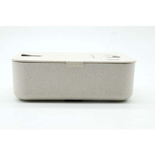 單層2格環保排氣孔小麥秸稈餐盒