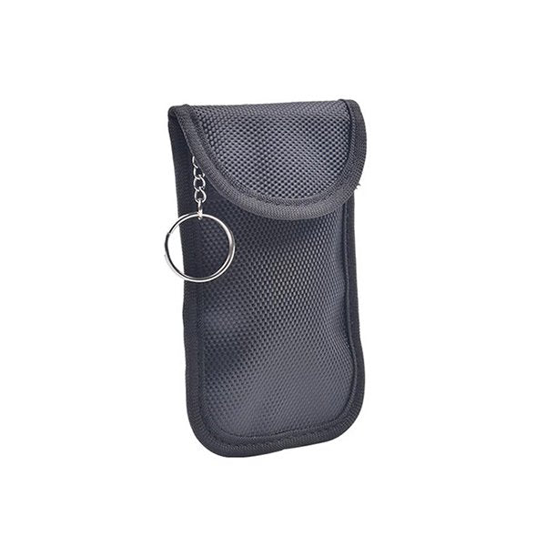 PU皮革魔鬼氈式RFID防盜鑰匙包