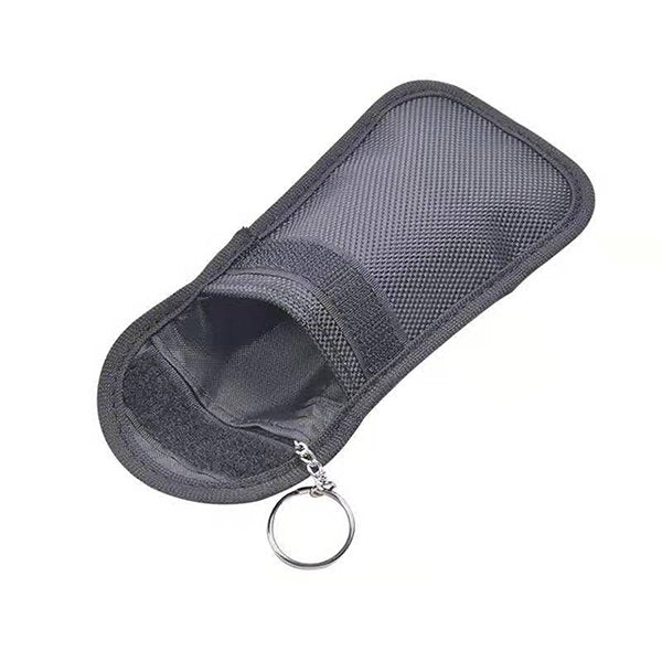 PU皮革魔鬼氈式RFID防盜鑰匙包