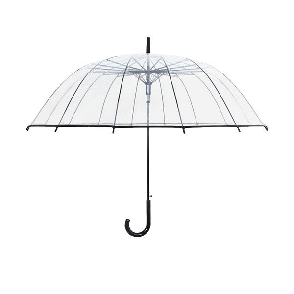 23吋透明16骨堅固橡膠直傘