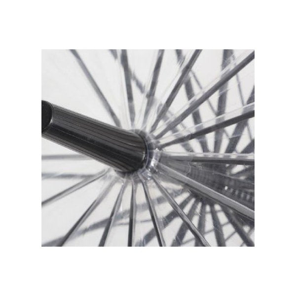 23吋透明16骨堅固橡膠直傘