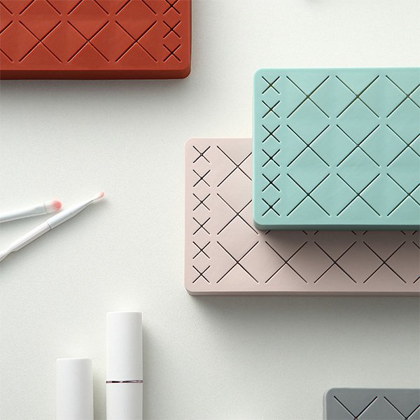 多功能化妝品矽膠收納盒