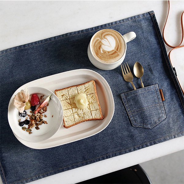 創意牛仔布餐桌墊