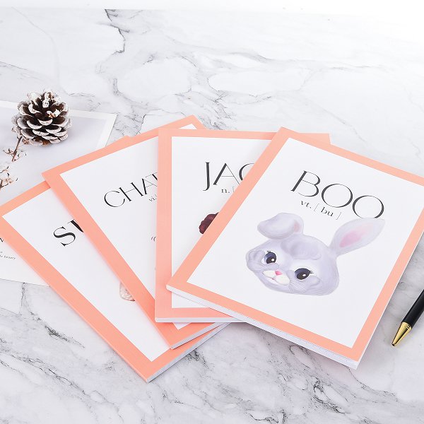 300P銅西膠裝記事本