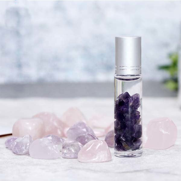 10ml透明玻璃水晶滾珠瓶