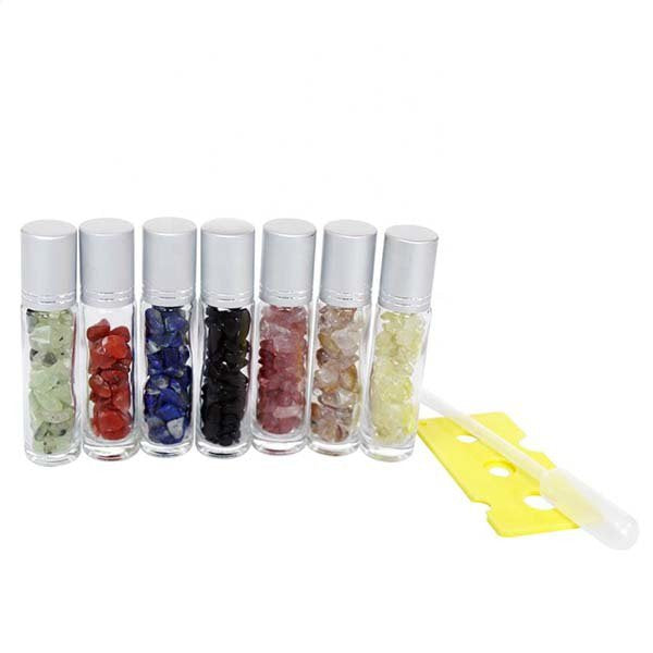 10ml透明玻璃水晶滾珠瓶