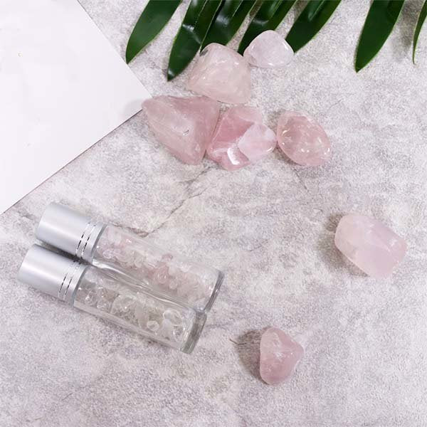 10ml透明玻璃水晶滾珠瓶