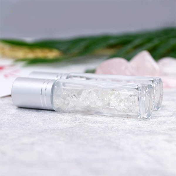 10ml透明玻璃水晶滾珠瓶