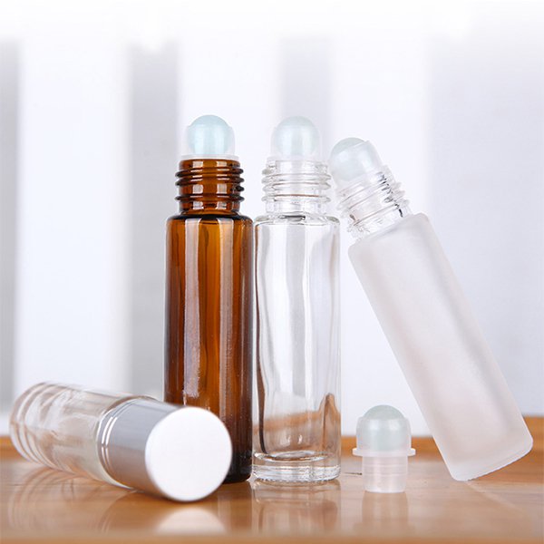 10ml磨砂銀蓋滾珠瓶