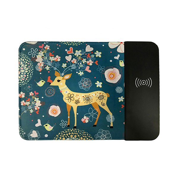 滑鼠墊無線充電器-橡膠材質