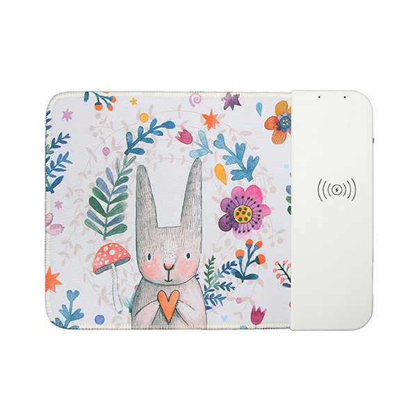 滑鼠墊無線充電器-橡膠材質