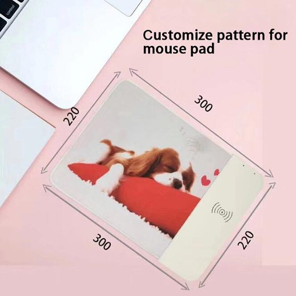 滑鼠墊無線充電器-橡膠材質