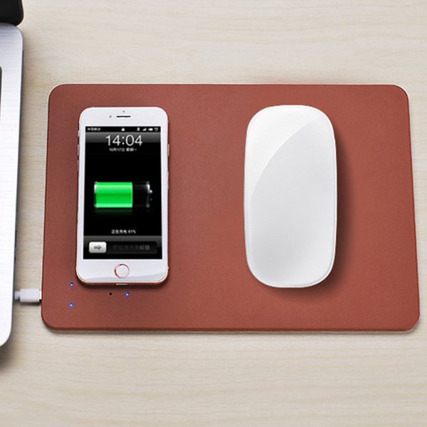 滑鼠墊無線充電器-PU材質