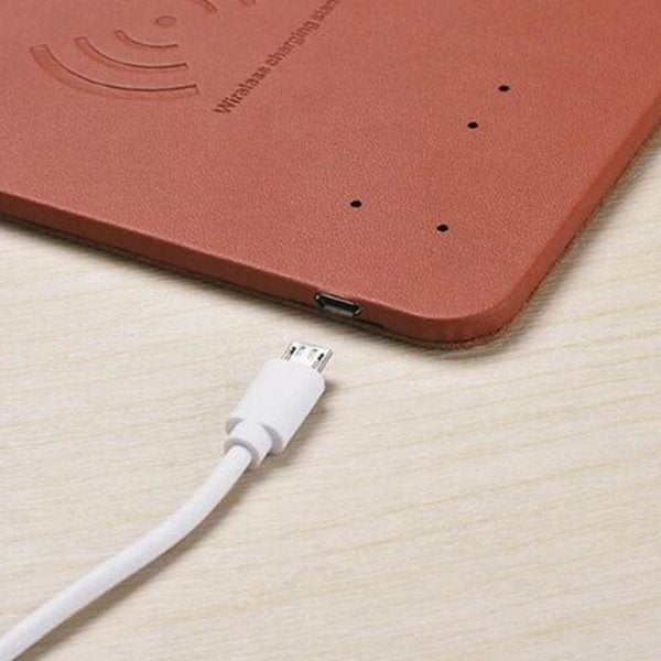 滑鼠墊無線充電器-PU材質