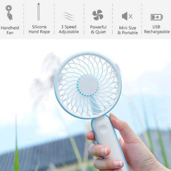 手持式USB迷你風扇-附掛繩