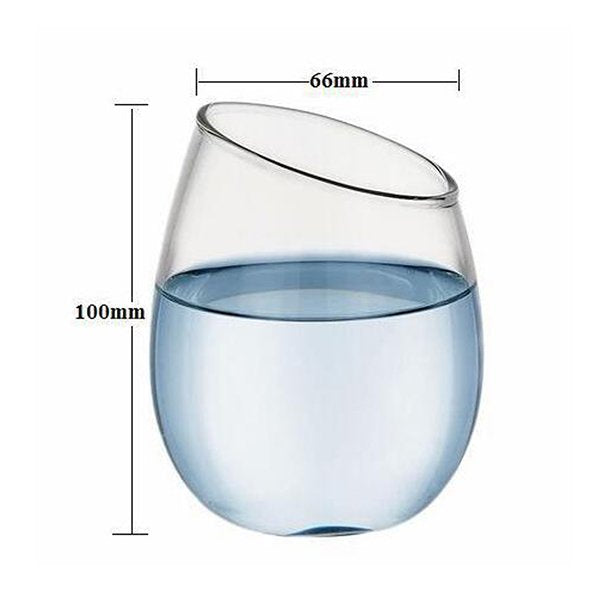 330ml斜口玻璃杯