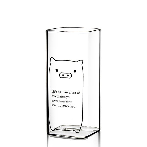 400ml方形玻璃杯