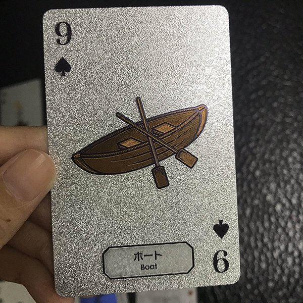 寫真撲克牌私版紙盒-銀箔防水塑料