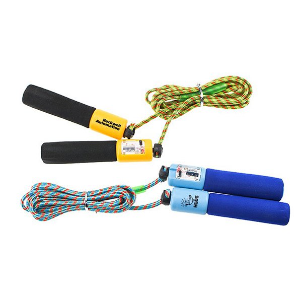 泡棉手柄跳繩-棉繩-計數功能