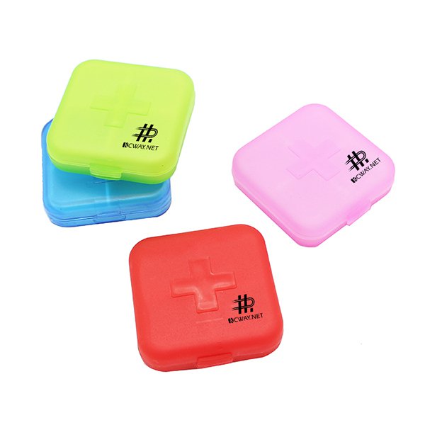 4格藥盒-塑料材質